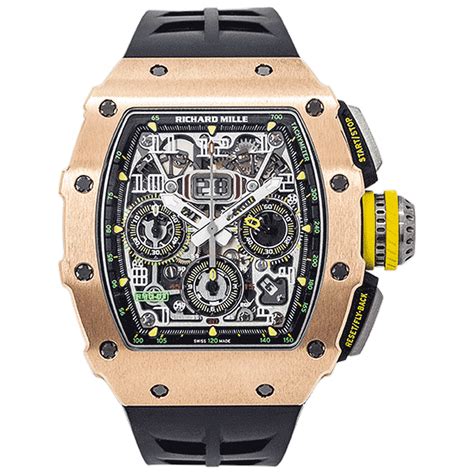 richard mille men's flyback chronograph titanium|Richard Mille watches.